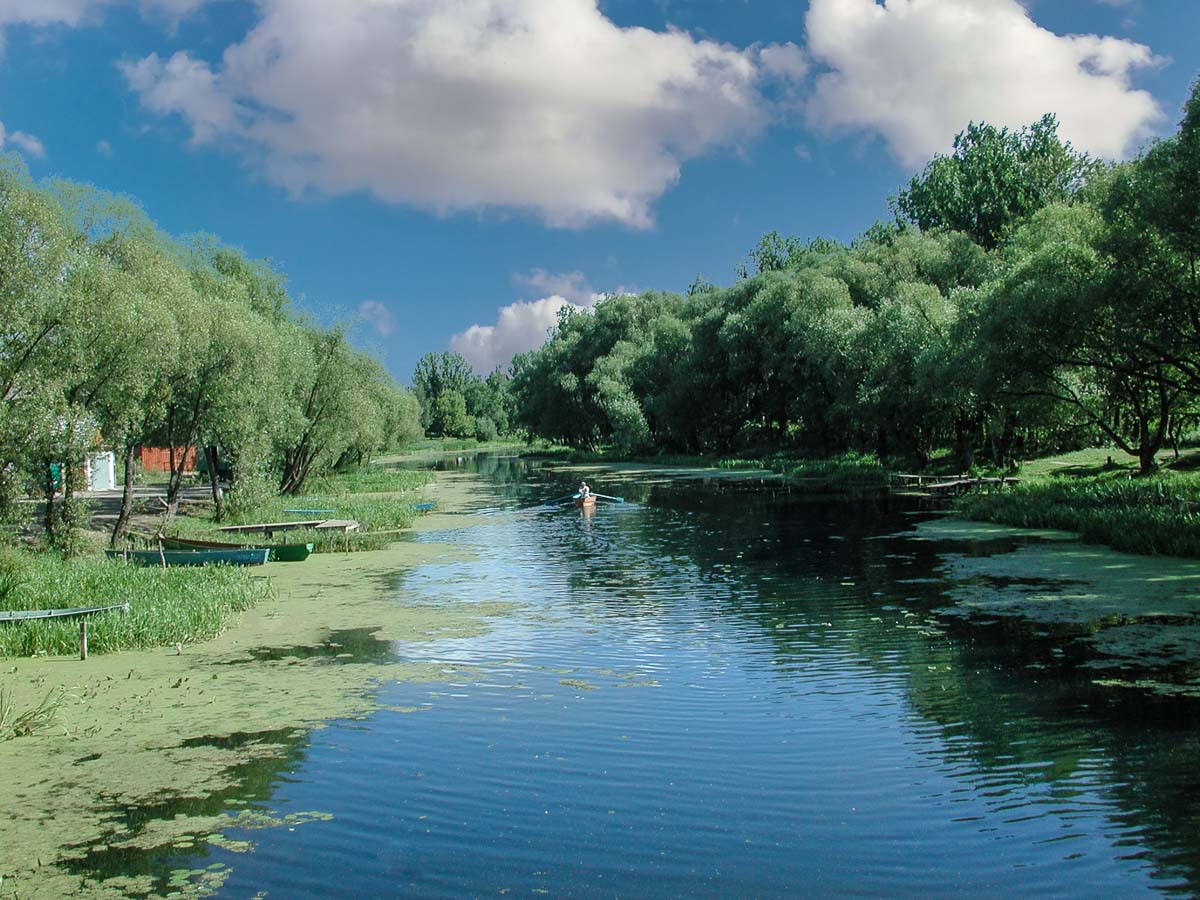 Достопримечательность Переславля-Залесского, фото реки Трубеж